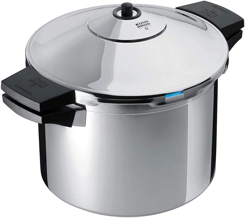 KUHN RIKON Silver Duromatic Inox Stainless Steel Pressure Cooker 8L / 22cm