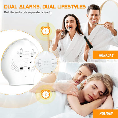 Alarm Clock Wake Up Light with Sunrise