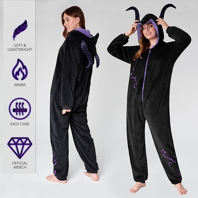 Disney Stitch Sleepwear for Women - Maleficent Pyjamas Lounge Wear Size M