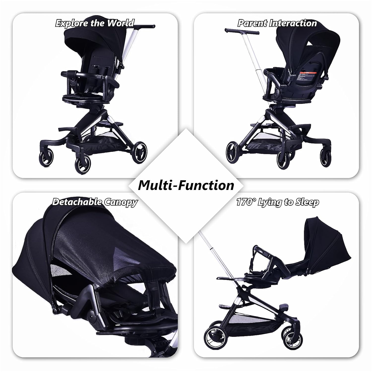 Compact Baby Stroller Lightweight Foldable Umbrella Stroller