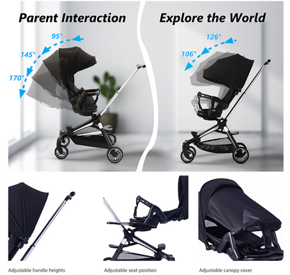 Compact Baby Stroller Lightweight Foldable Umbrella Stroller