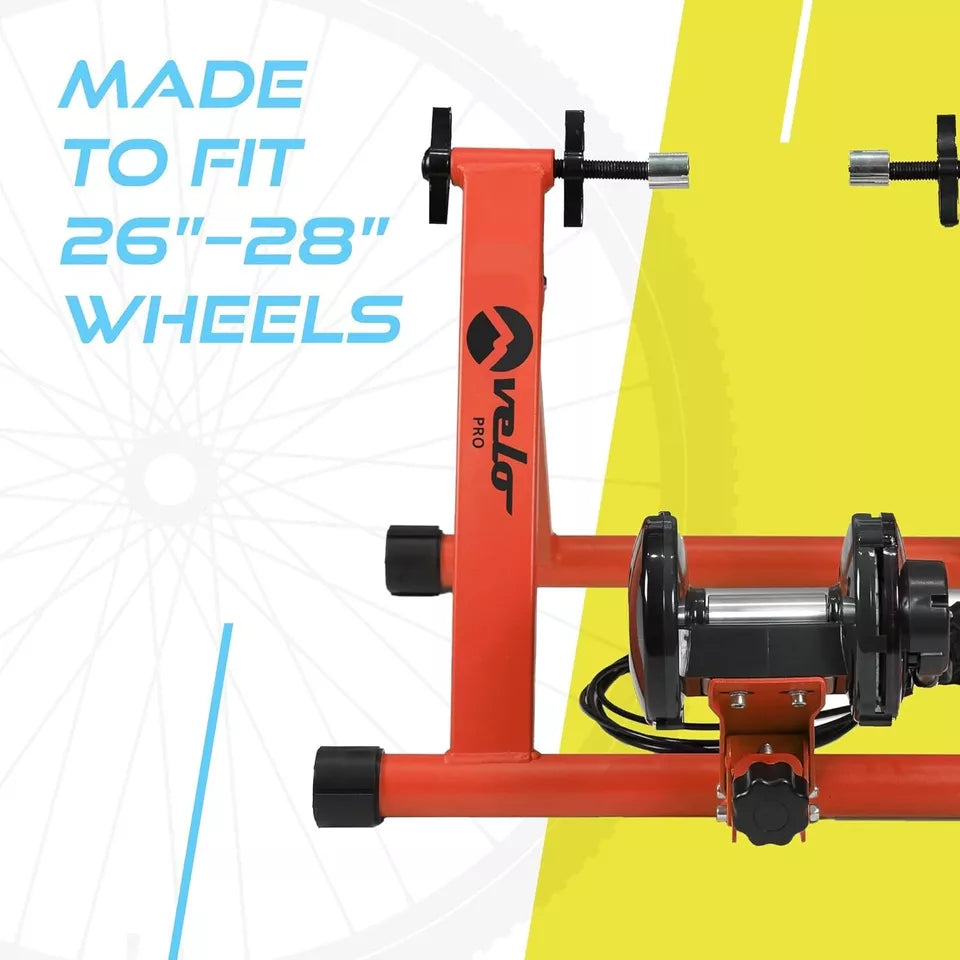 Velo Pro Turbo Magnetic Indoor Turbo Trainer Pro Road Red Household King